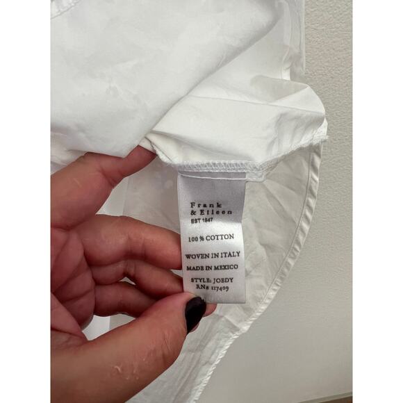 Frank & Eileen Joedy White shirt size XS - Picture 7 of 8